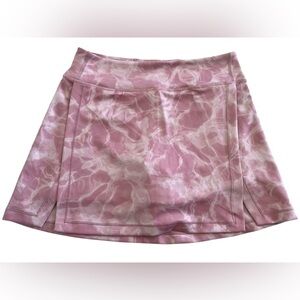 Athleta goal getter Pink marble Patterned Mini Skirt
